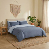 PureOnSkin Luxury Twill Pure Cotton Bedding Set for Sensitive Skin & Eczema Relief