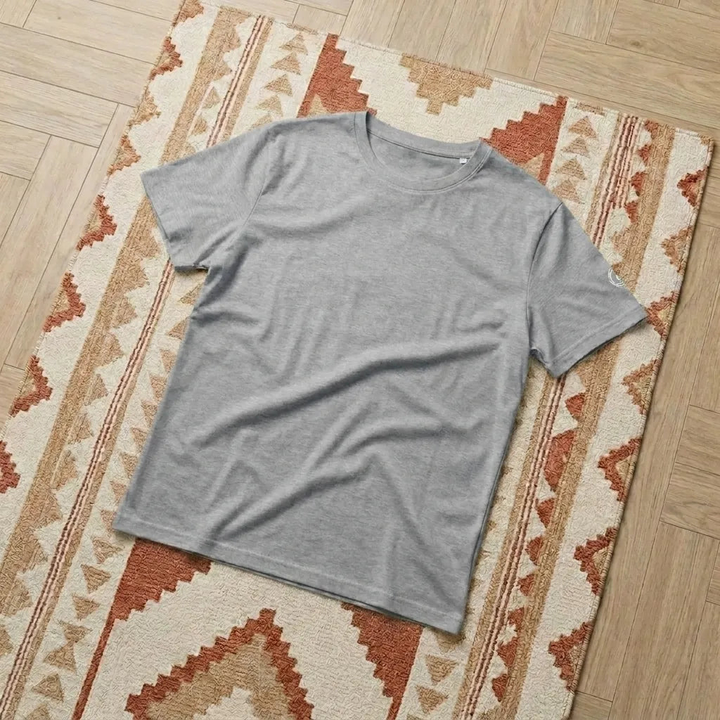 PureOnSkin Unisex Premium Organic Mid-Light Cotton T-Shirt - Hypoallergenic Regular Fit