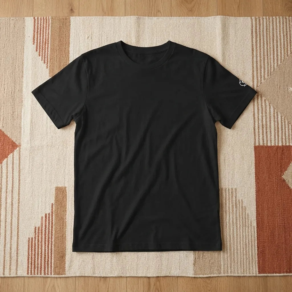 PureOnSkin Unisex Premium Organic Mid-Light Cotton T-Shirt - Hypoallergenic Regular Fit
