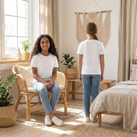 PureOnSkin Girls Premium Organic Cotton T-Shirt