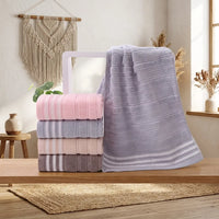 PureOnSkin Premium 100% Cotton Face Cloths & Bath Towels