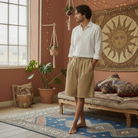 PureOnSkin Men’s Relaxed Fit Cotton Casual Shorts | Friction-Free for Sensitive Skin, Eczema & Dermatitis