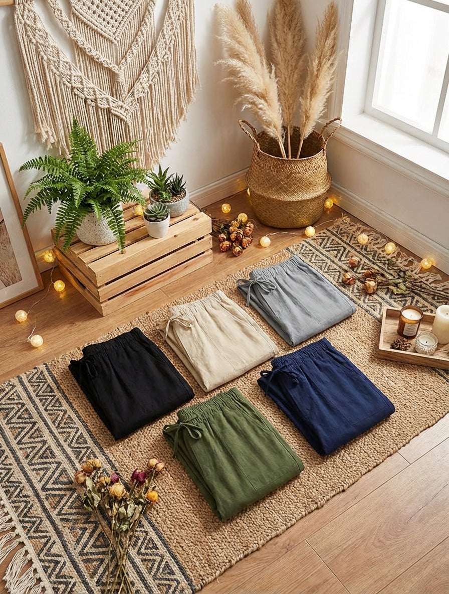 Casual Men Linen Trousers | Lightweight & Breathable
