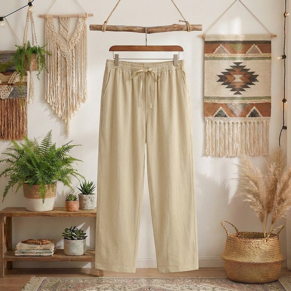Casual Men Linen Trousers | Lightweight & Breathable