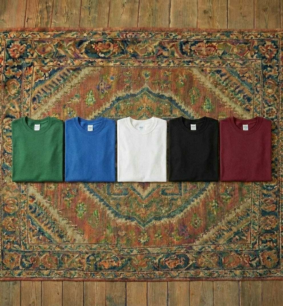 PureOnSkin Men's Loose Solid Color Cotton T-Shirt