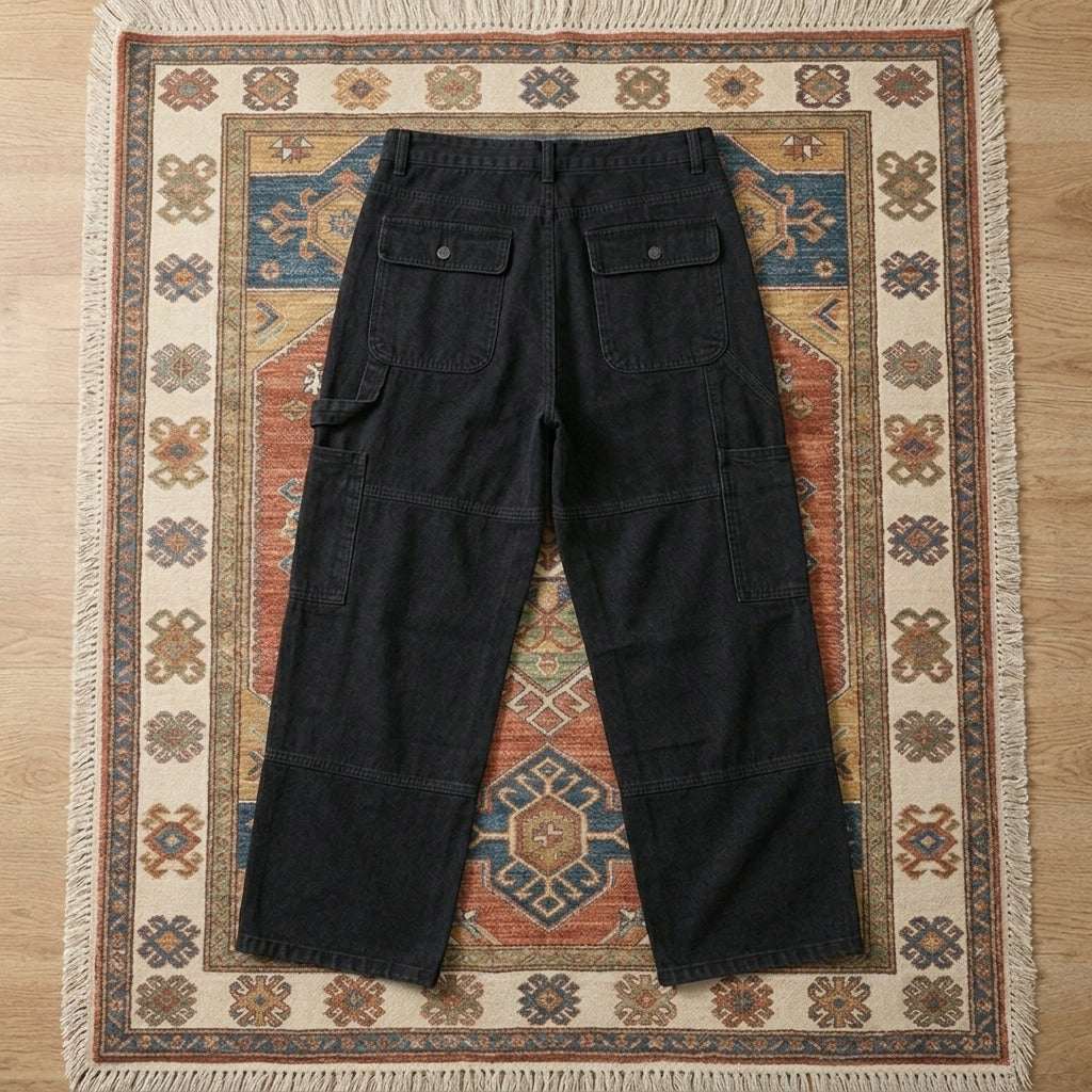 The Drift Denim: Men’s Wide-Leg Drawstring Jeans