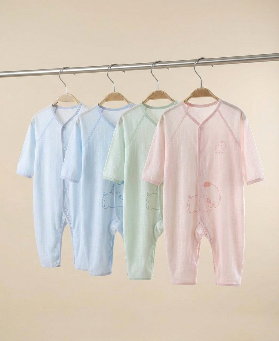 Baby Bamboo Pajamas Ultra Gentle Sleepsuit | PureOnSkin