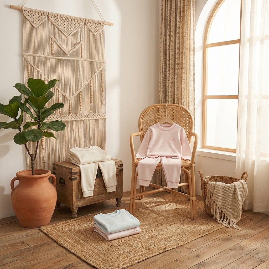 Baby 100 Cotton Thermal Clothes | PureOnSkin Antibacterial