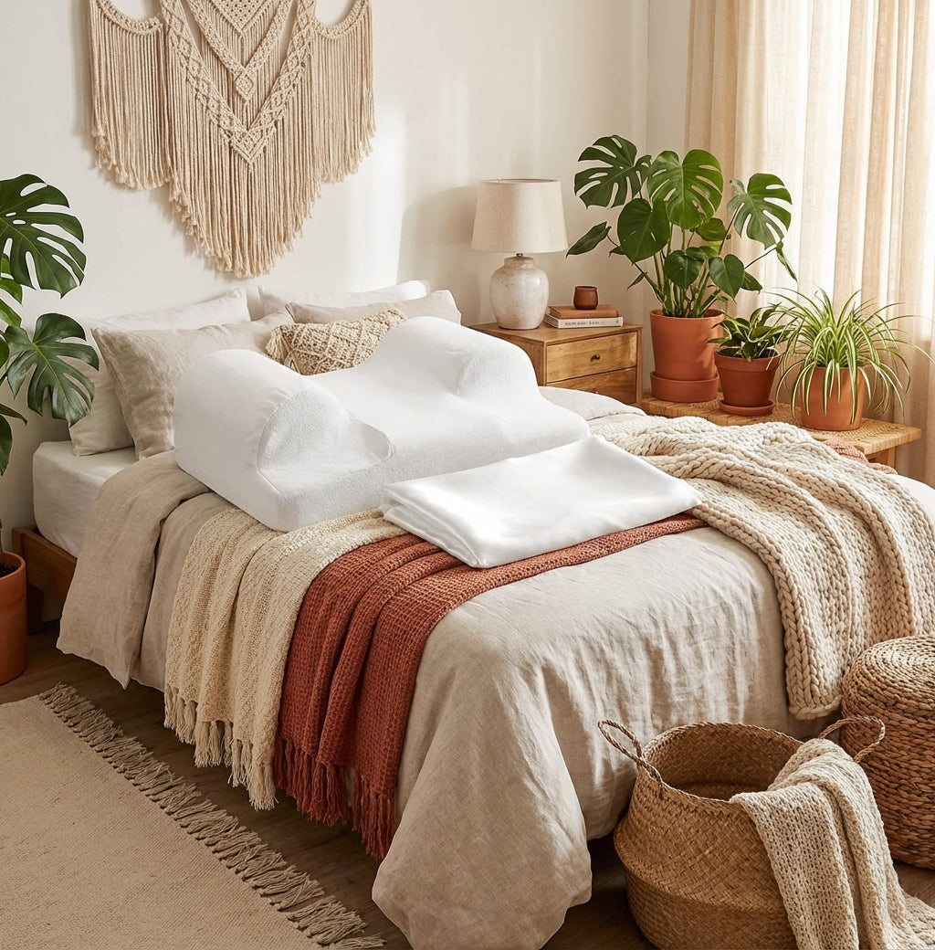 Anti-Cervical Wrinkle Face Pillow | Beauty & Neck Support