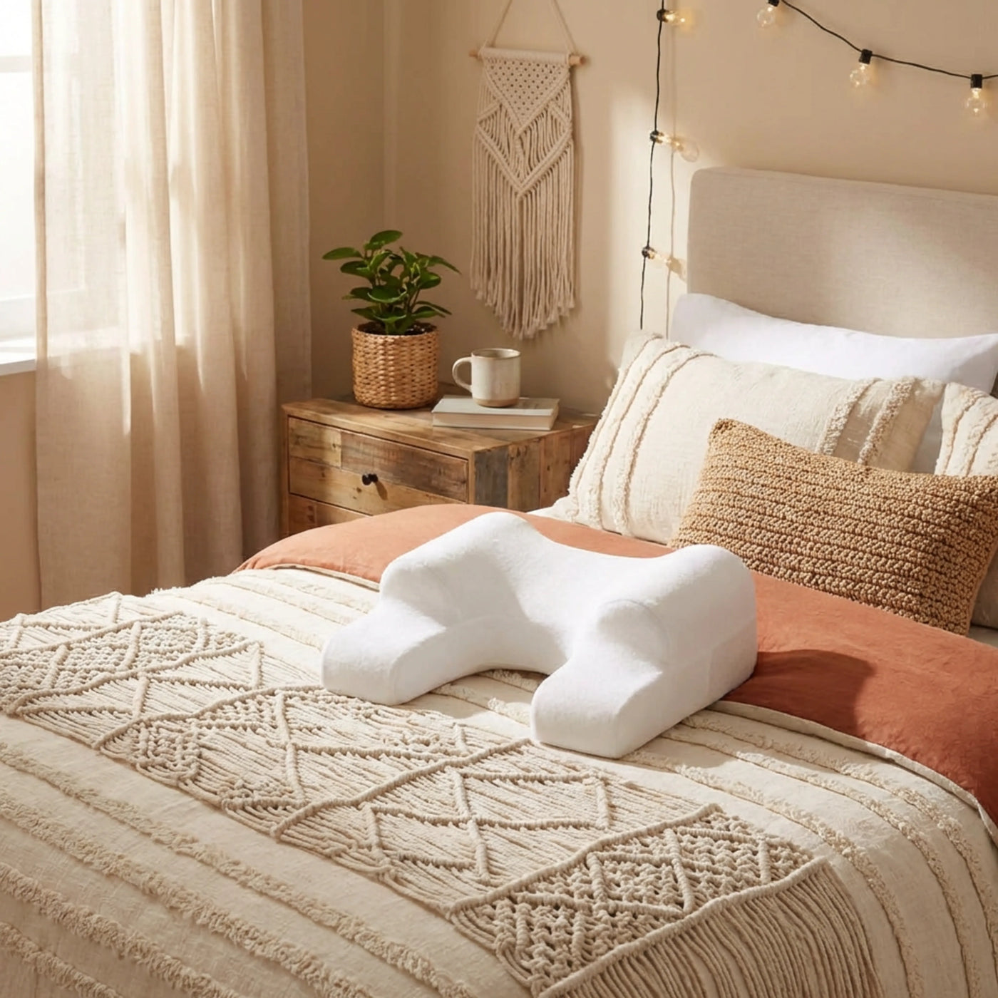 Anti-Cervical Wrinkle Face Pillow | Beauty & Neck Support