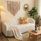 Bohemian Chic Tufted Pillow: Minimalist Textured Home Accent