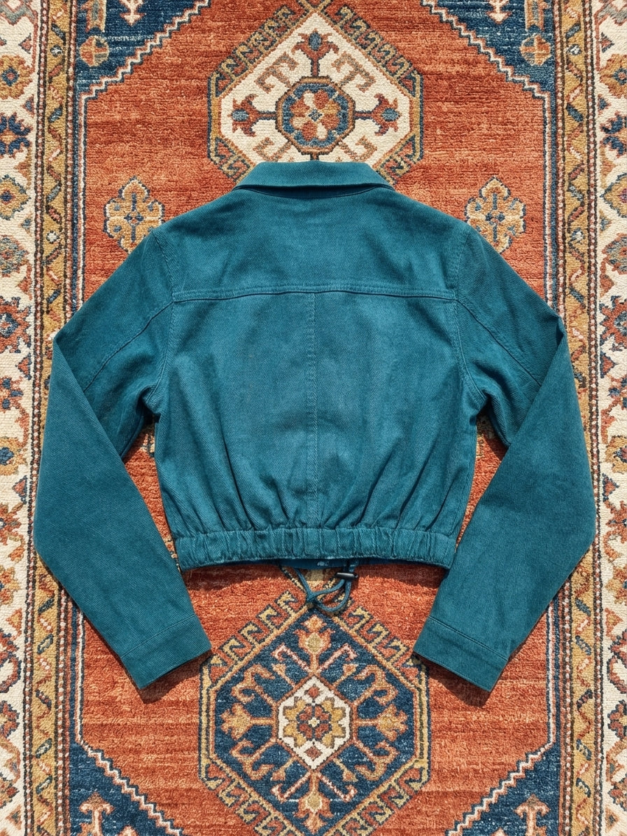 Meta Title: Women’s Cropped 100% Cotton Jacket