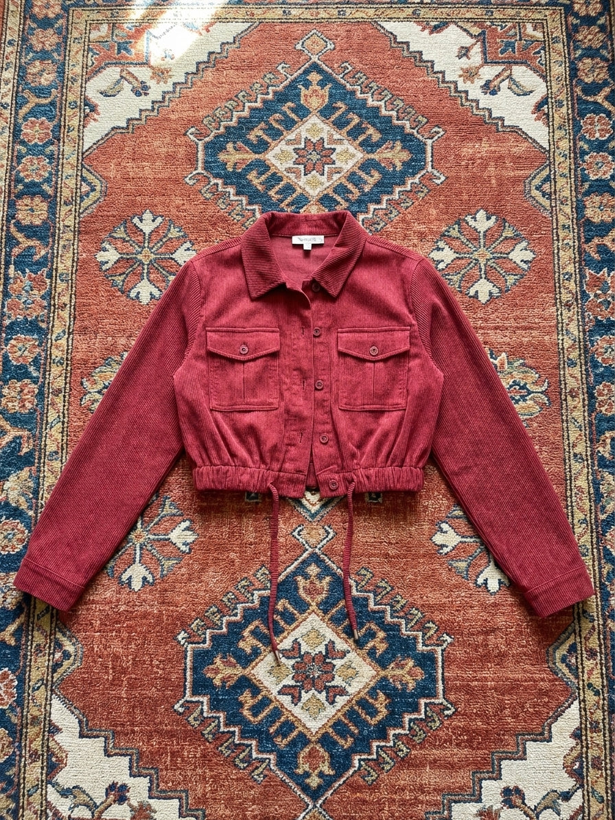 Meta Title: Women’s Cropped 100% Cotton Jacket