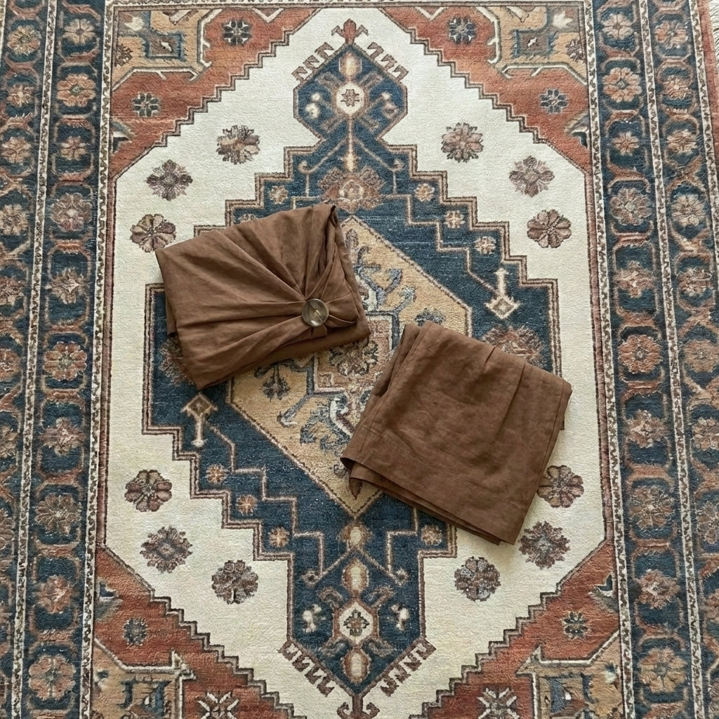 Pure Cotton One-Shoulder Lounge Set for Sensitive Skin