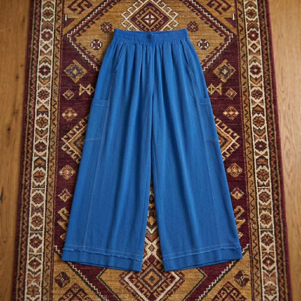 Umgee Sage Wide-Leg Linen Pants