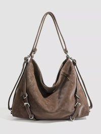 PureOnSkin Women's Vintage-Style Convertible Shoulder Bag Hypoallergenic Low-Chemical Large Capacity Tote