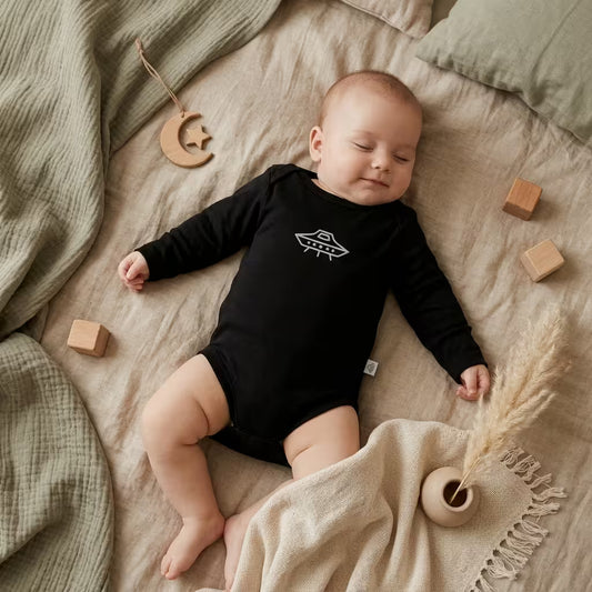 PureOnSkin Ultra-Soft Combed Ringspun Cotton Baby Jersey Bodysuit for Sensitive Skin & Allergy Prevention