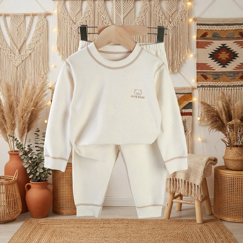 Baby 100 Cotton Thermal Clothes | PureOnSkin Antibacterial