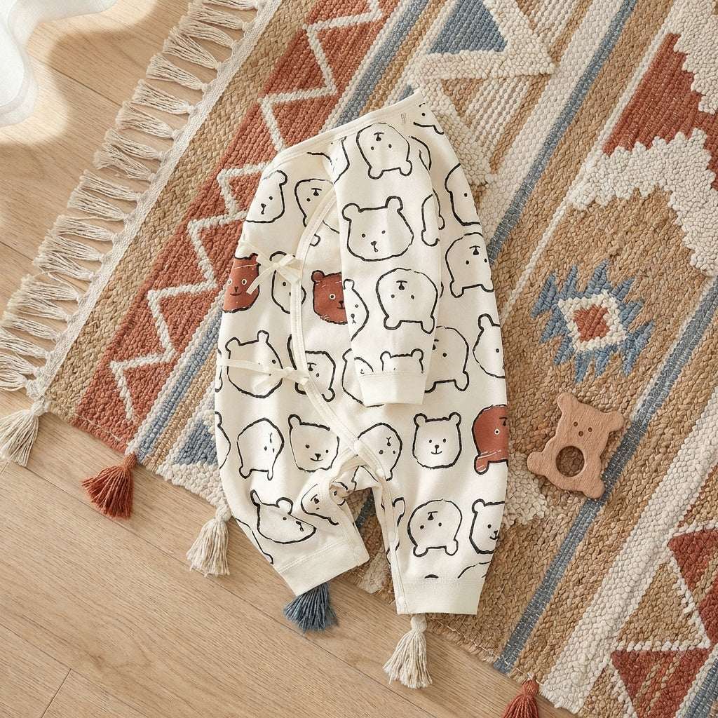 Organic cotton gauze home dress, lightweight and breathable, designed for all-day comfort and gentle on sensitive skin.