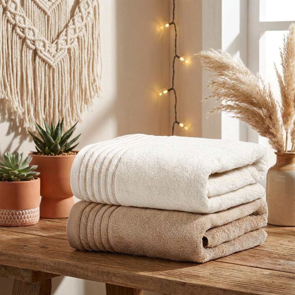 PureOnSkin Luxury Cotton Towel Set - 100% Cotton Soft & Absorbent