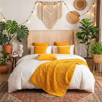Cotton and Linen Bed Runner