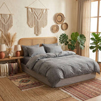 PureOnSkin Signature Washed Cotton 4-Piece Set