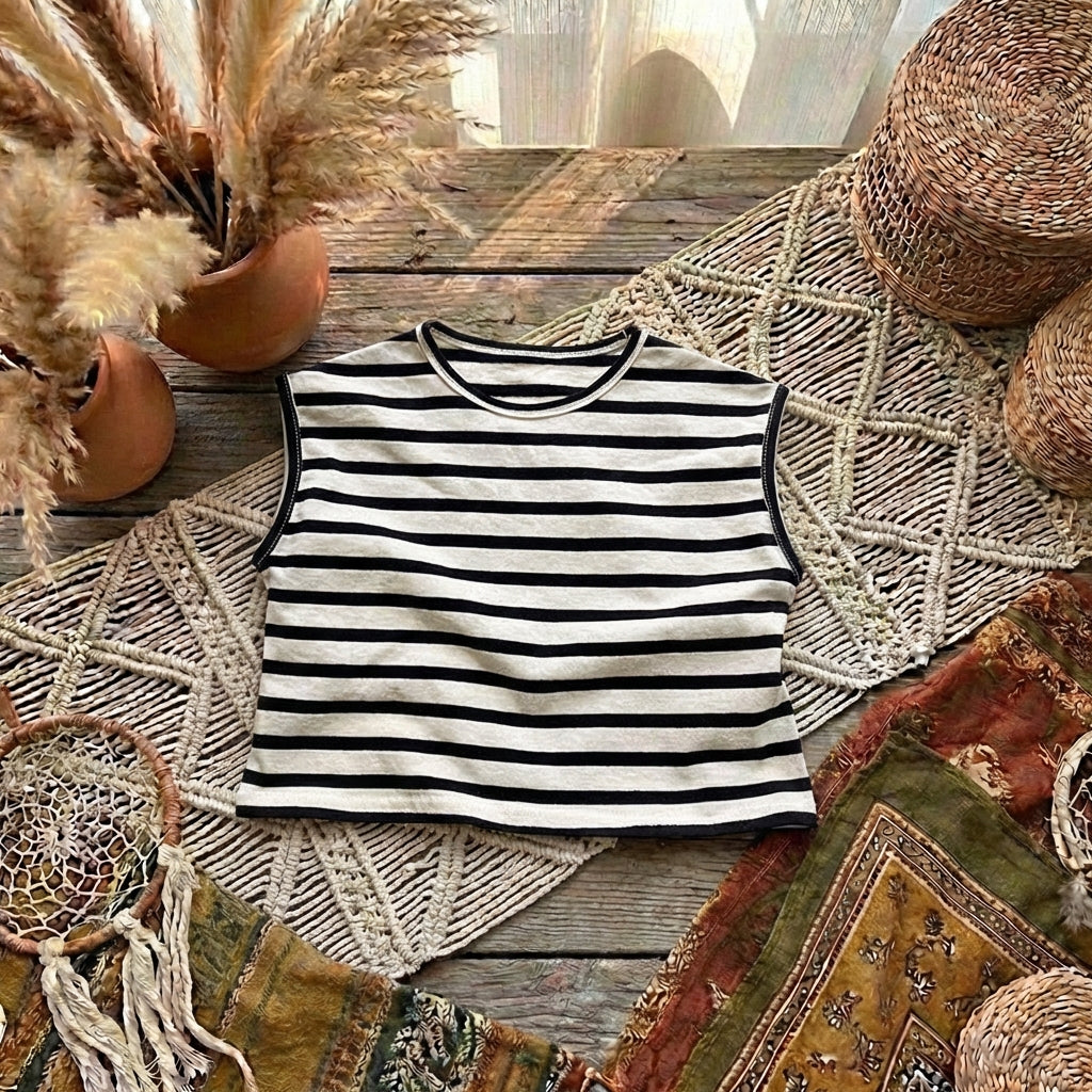 PureOnSkin Kids Slub Cotton Vest | Ultra-Soft Summer Tank