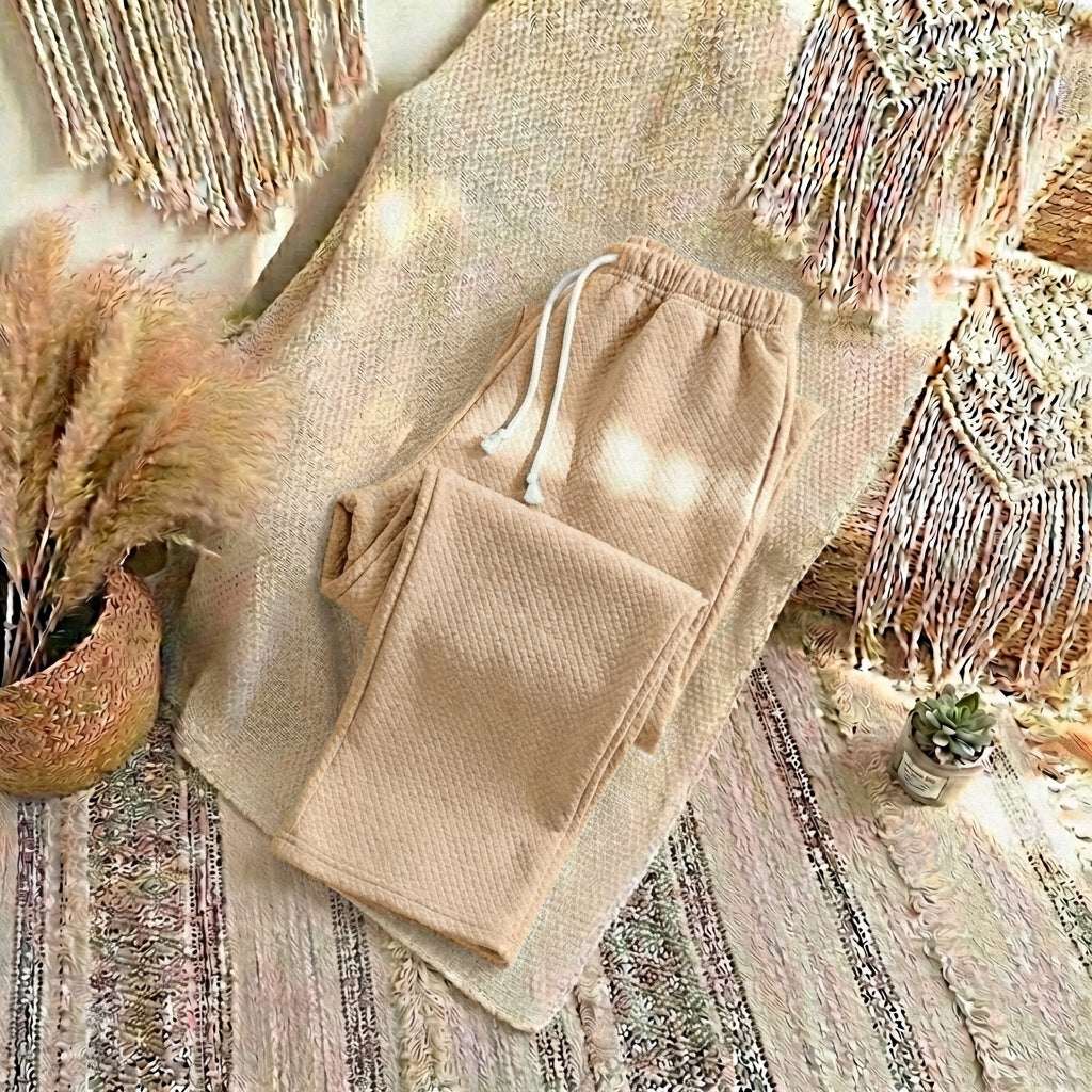 Women's Thickened Cotton Air Layer Trousers | Plush & Soft