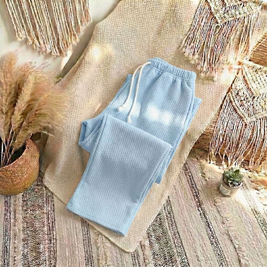 Women's Thickened Cotton Air Layer Trousers | Plush & Soft