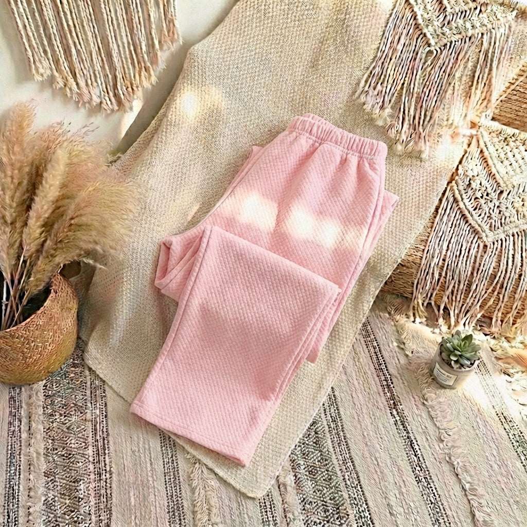 Women's Thickened Cotton Air Layer Trousers | Plush & Soft