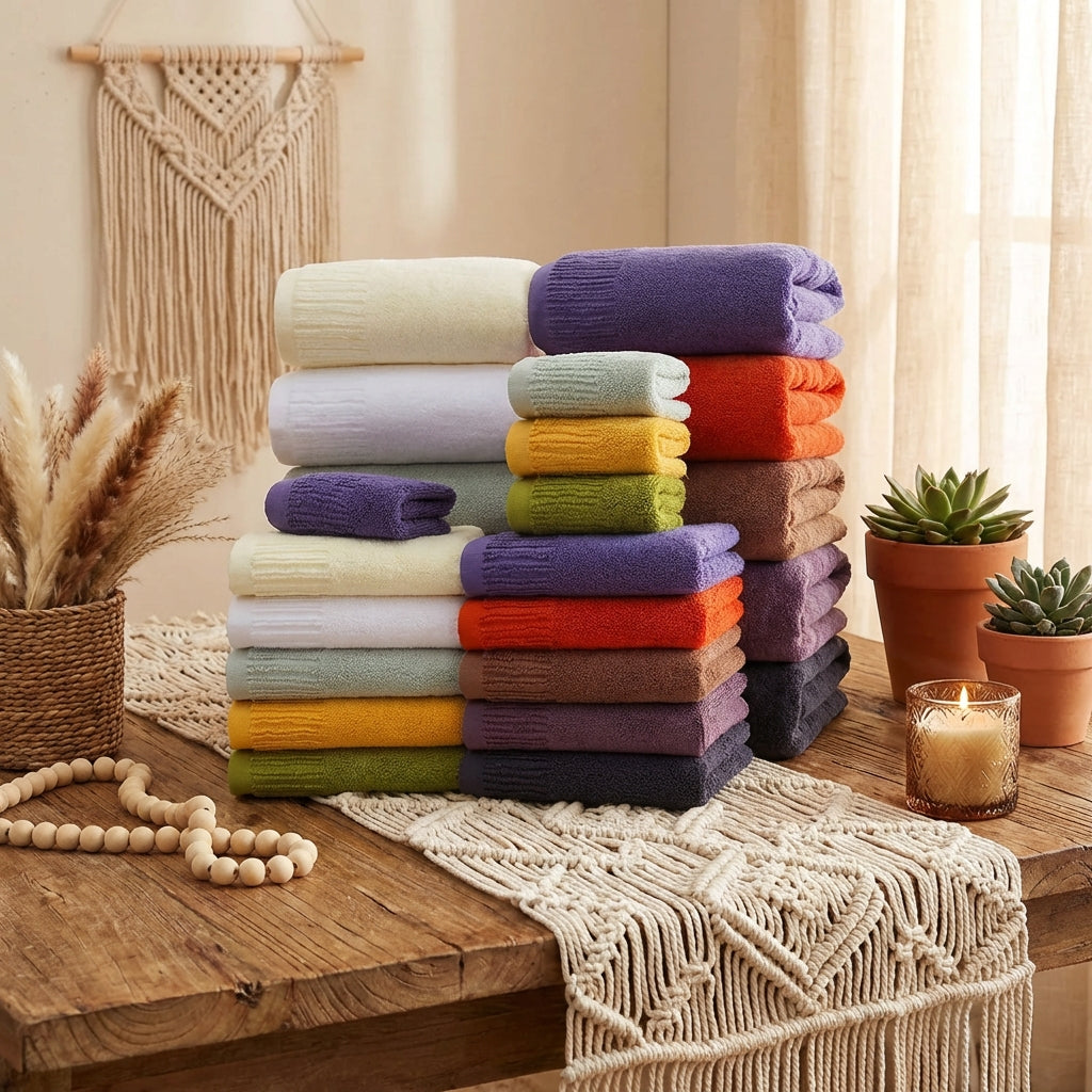 Luxury 100% Cotton Thickened Bath Towel Set | 3-Piece Spa Bundle