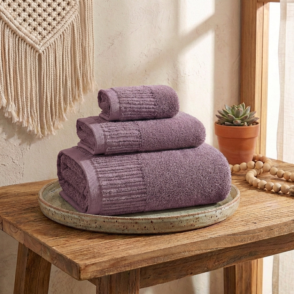 Luxury 100% Cotton Thickened Bath Towel Set | 3-Piece Spa Bundle