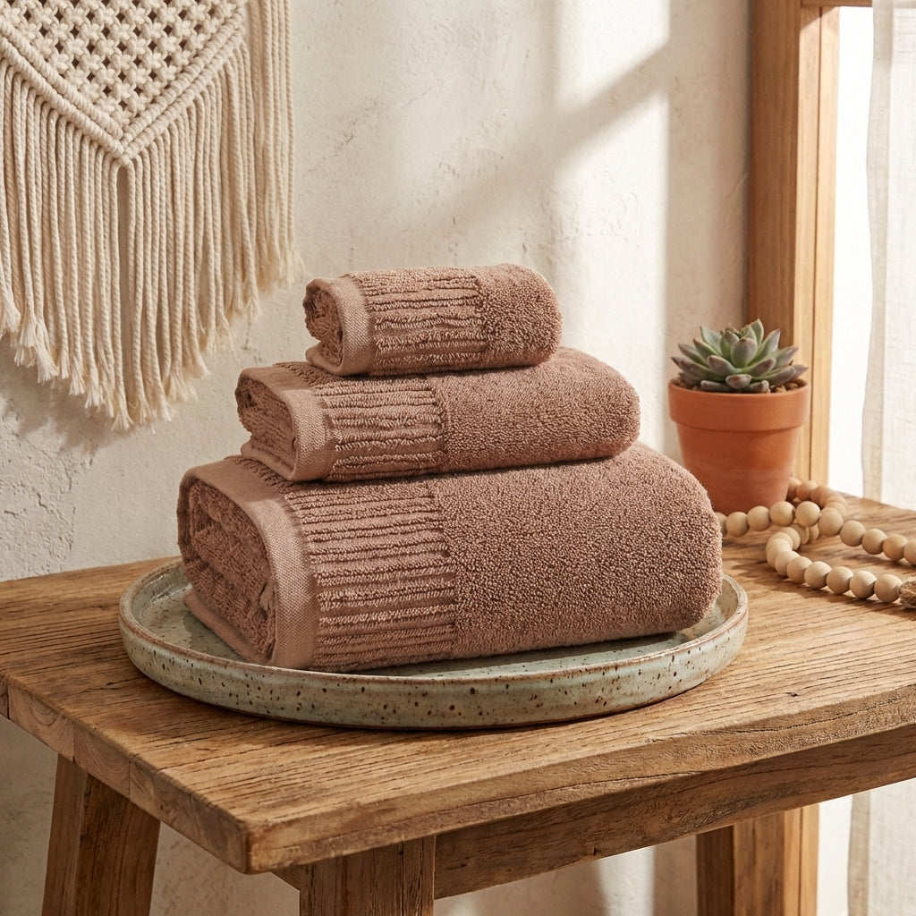 Luxury 100% Cotton Thickened Bath Towel Set | 3-Piece Spa Bundle