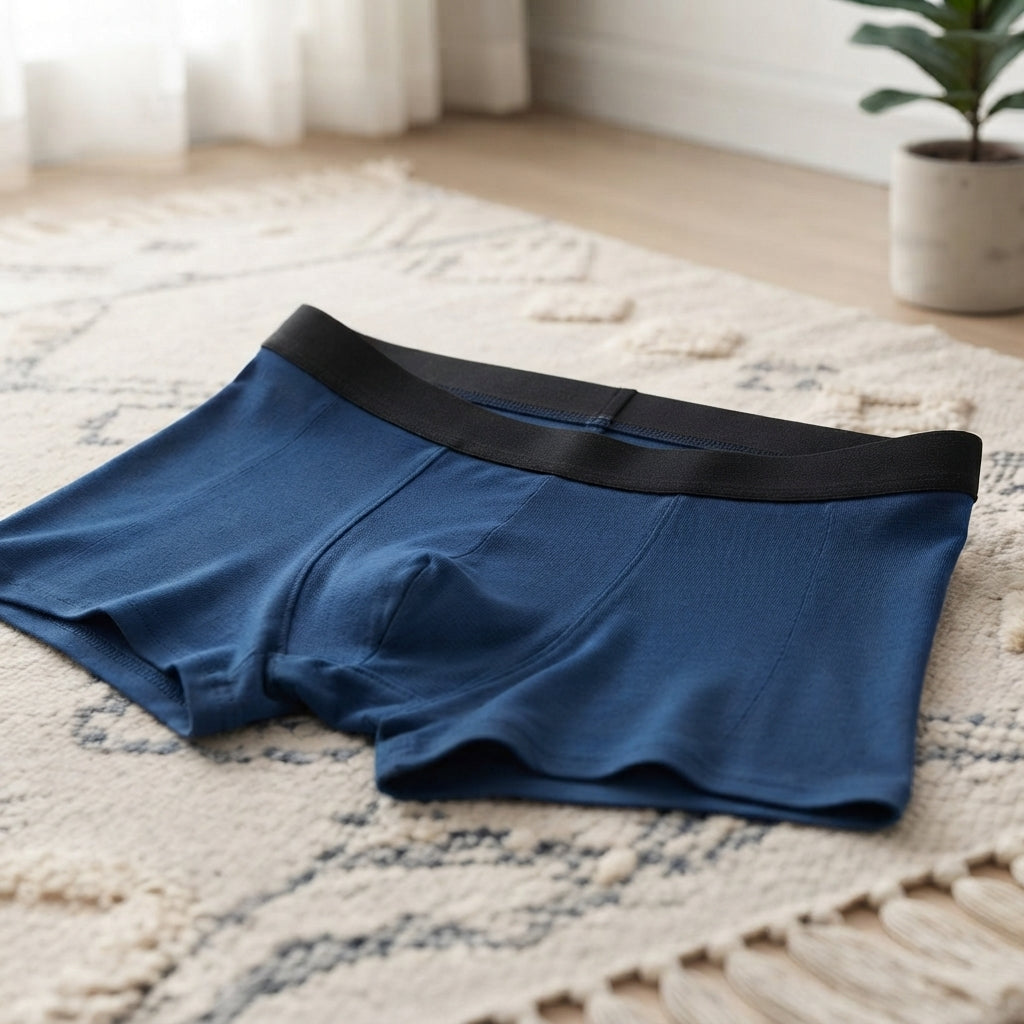 PureOnSkin Men's 5-Pack Plus Size 100% Cotton Boxer Briefs