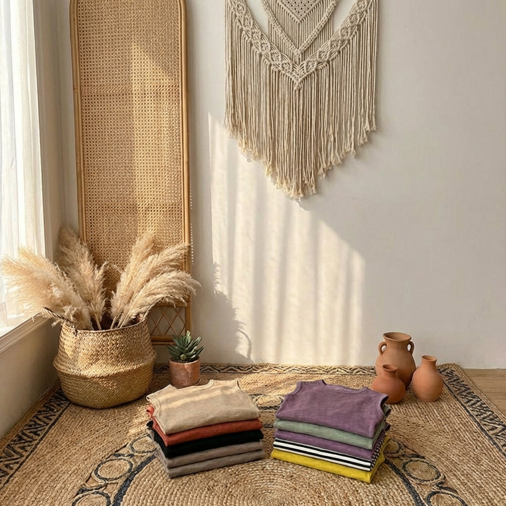 PureOnSkin Kids Slub Cotton Vest | Ultra-Soft Summer Tank