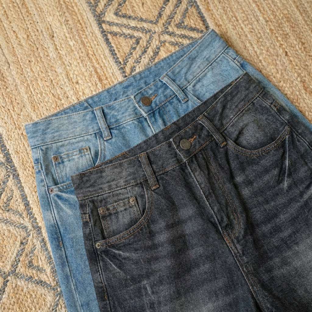 Summer Relaxed Fit Jeans | 100% Breathable Cotton Denim