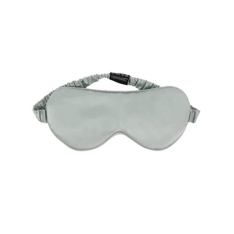 PureOnSkin 100% Mulberry Silk Double-Layer Sleep Eye Mask OEKO-TEX Certified – Mint Green