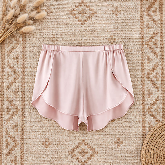 Women's 100% Mulberry Silk Luxury Sleepwear Shorts