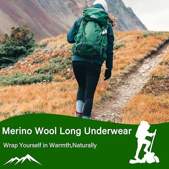 PureOnSkin Women’s 100% Superfine Merino Wool Leggings
