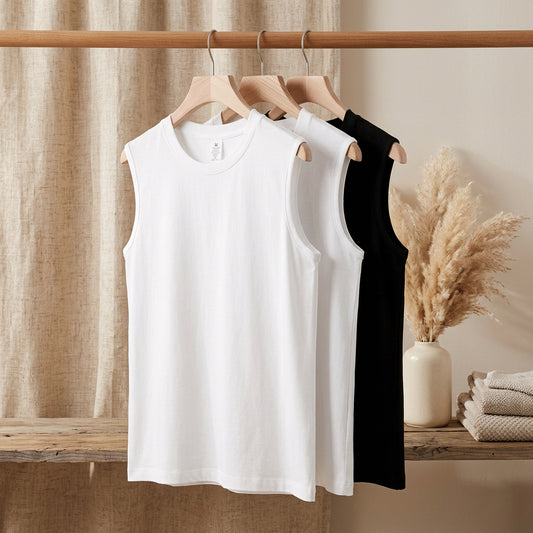 PureOnSkin Men’s 100% Pure Cotton Summer Basic Tank Top