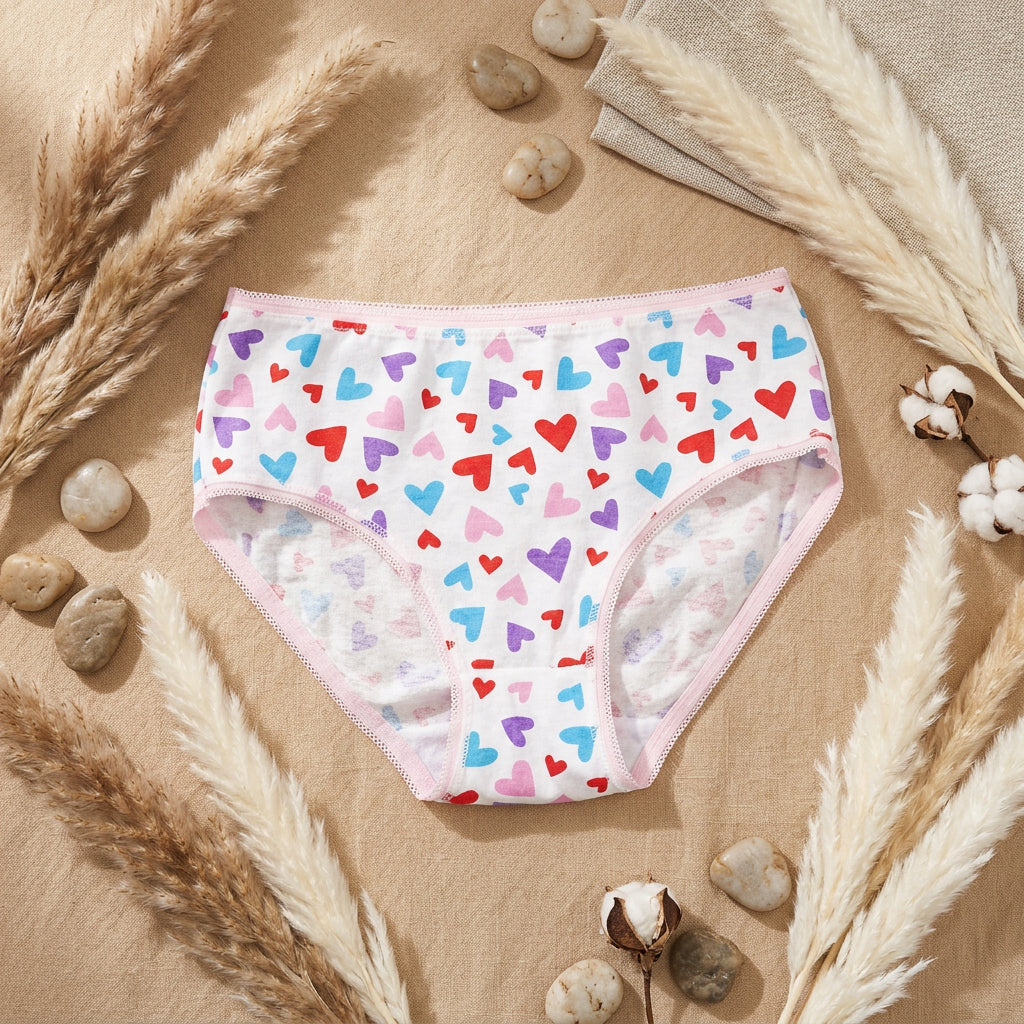 PureOnSkin Girls’ 24-Pack Pure Cotton Briefs