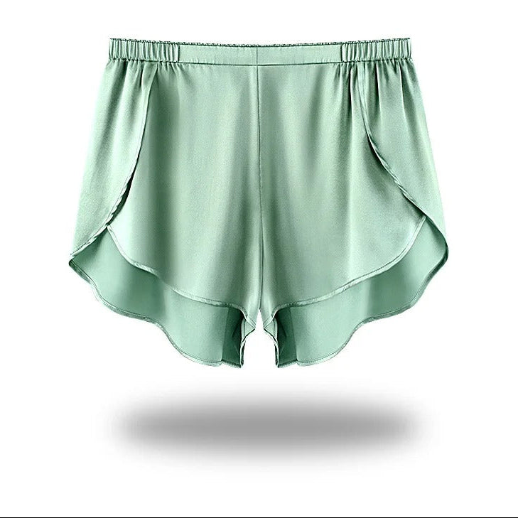 Women's 100% Mulberry Silk Luxury Sleepwear Shorts