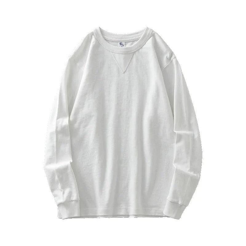 PureOnSkin 320GSM Heavyweight Pure Cotton Men's Long-Sleeve Oversize T-Shirt