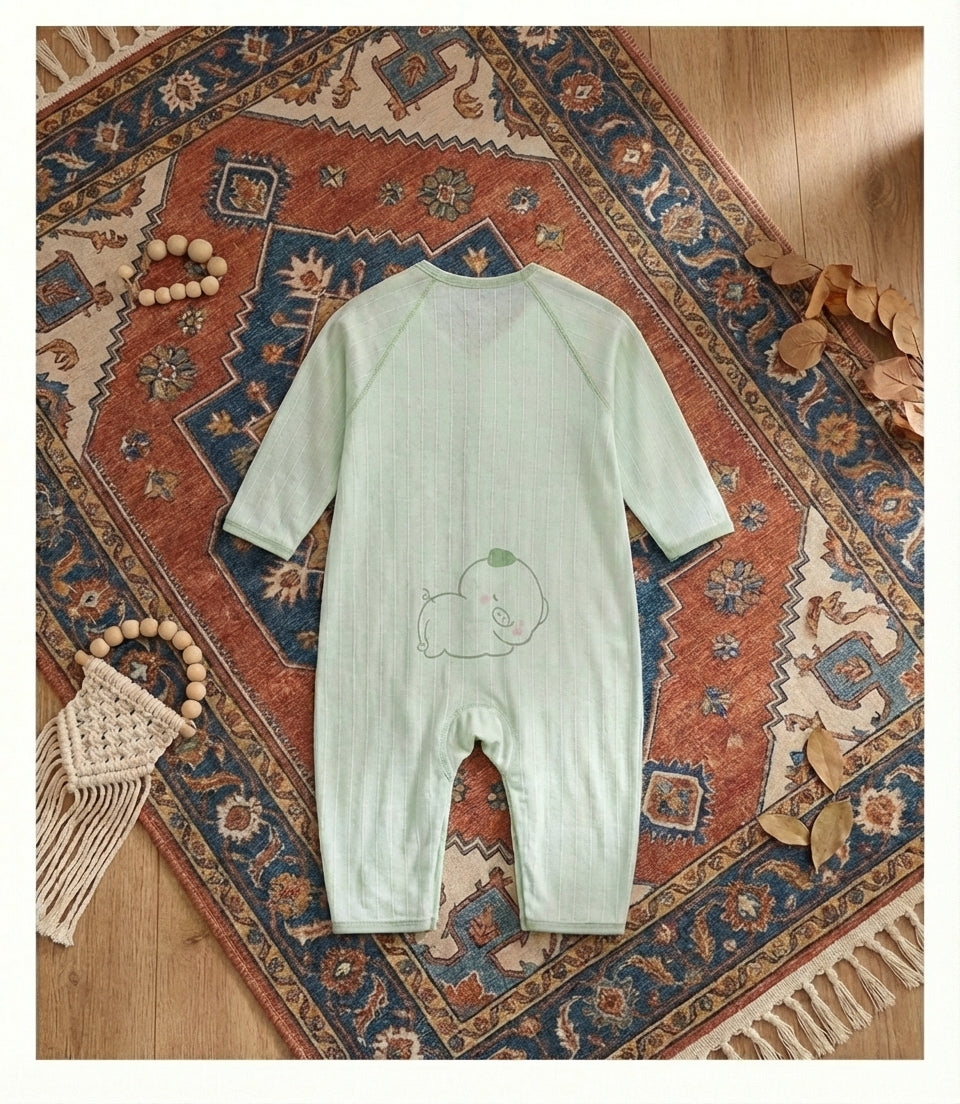 Baby Bamboo Pajamas Ultra Gentle Sleepsuit | PureOnSkin