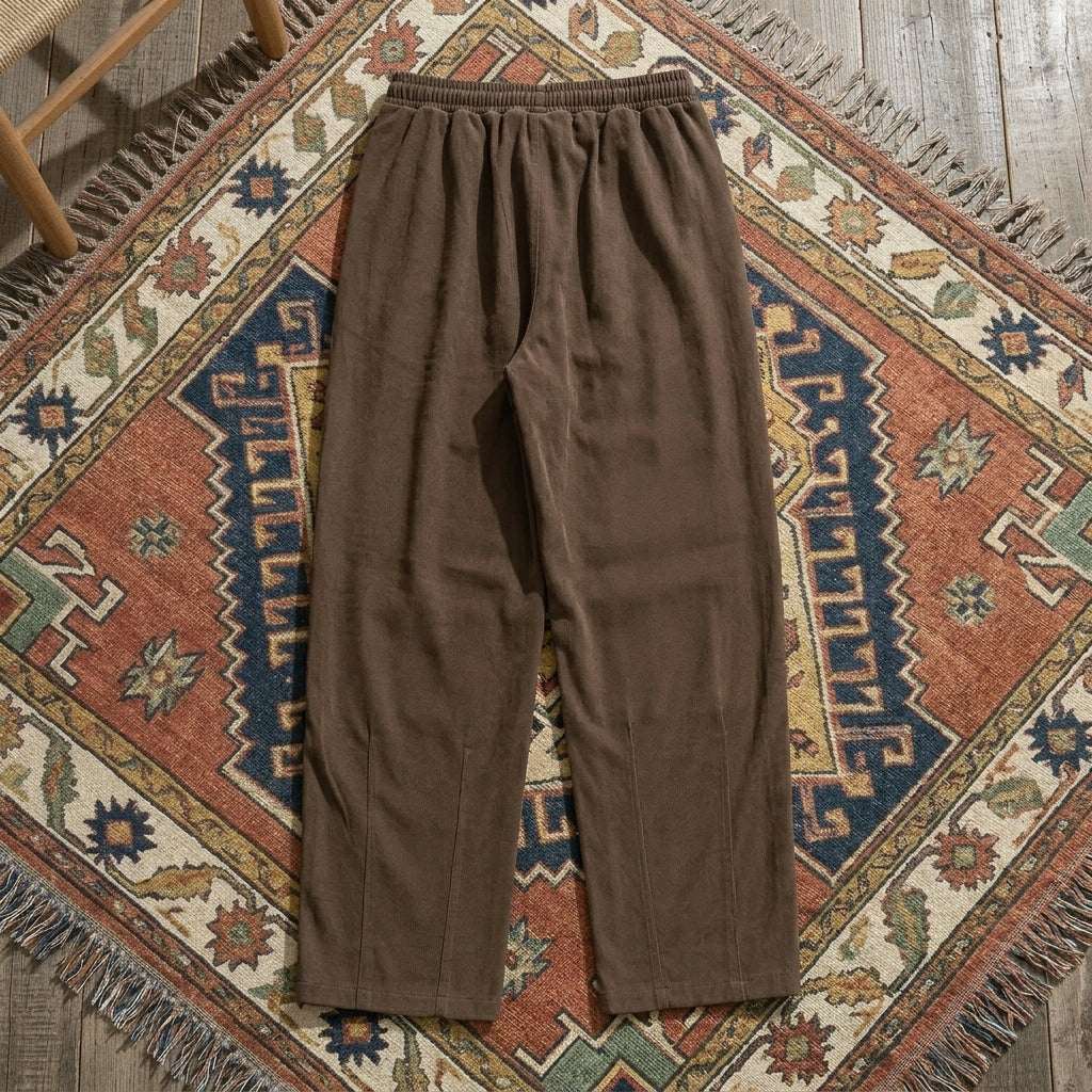 Women’s Cotton Wide Leg Pants – Casual Basic Style Full Length Pants