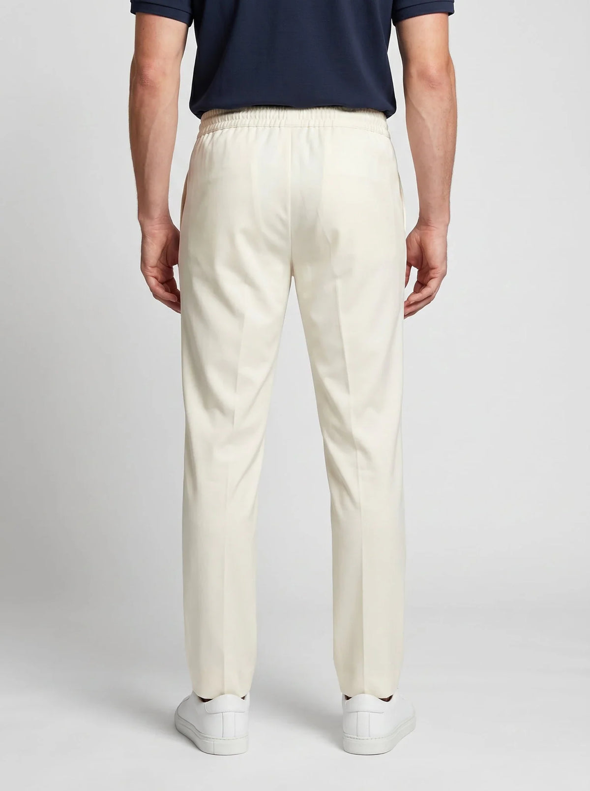 PureOnSkin Men’s French Made 100% Thick Cotton Straight-Cut Trousers