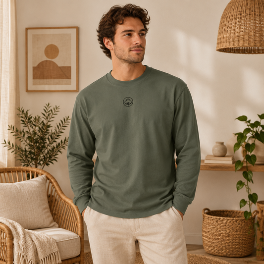 PureOnSkin Men Premium Heavyweight Long Sleeve Shirt