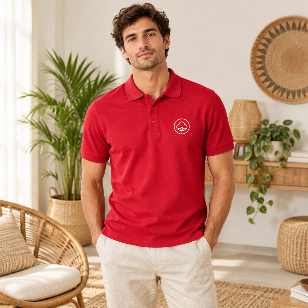 PureOnSkin Unisex Premium Pique Polo Shirt