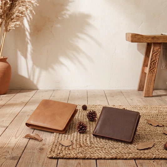 Horizontal Fashion Head-Layer Leather Wallet