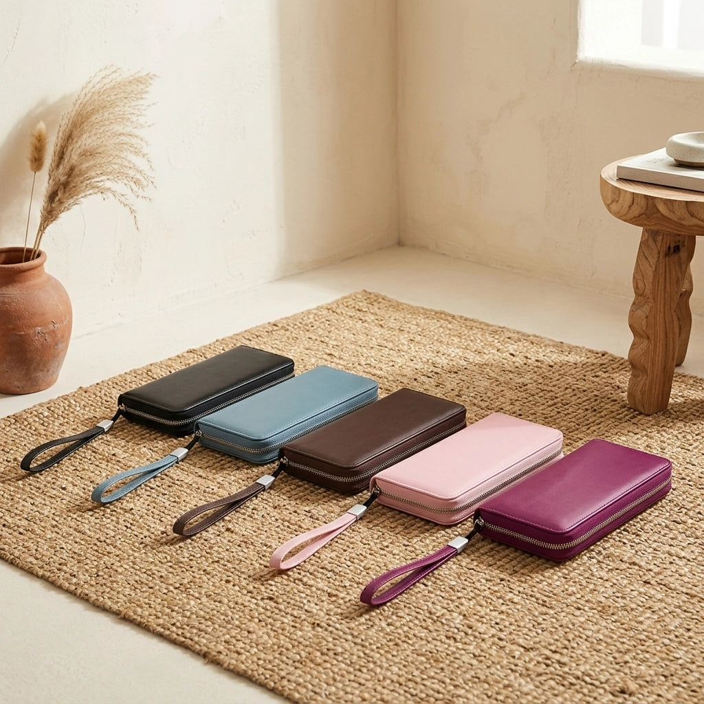Unisex Premium Leather Long Wallet